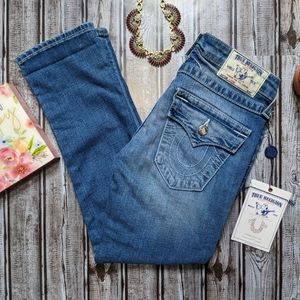 True Religion Swarovski Crystal Capris